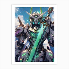 Gundam 00 Art Print