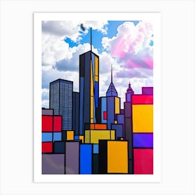 New York City Skyline 10 Poster