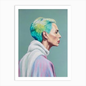 Annie Lennox Colourful Illustration Art Print