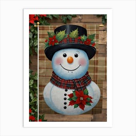 Snowman Art Print