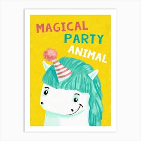 Unicorn Party Art Print