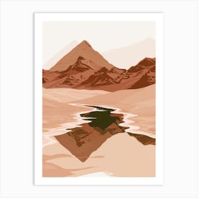 Desert Landscape 32 Art Print