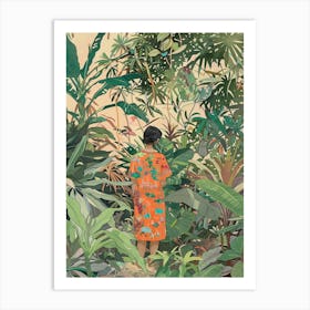 In The Garden The Huntington Botanical Gardens 1 Art Print