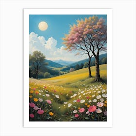 Blossoming Meadow Art Print