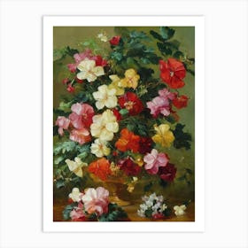 Hibiscus Painting 1 Flower Art Print