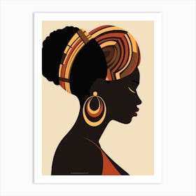 African Woman 12 Art Print