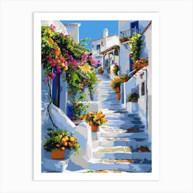 Greece Painting 10 Art Print