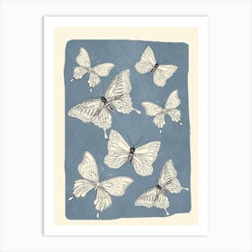 Flying Butterflies 3 Art Print