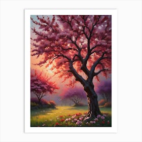 Cherry Blossom Tree 14 Art Print