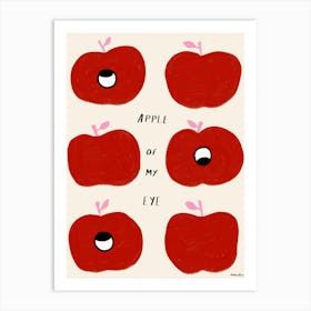 Apple of My Eye Art Print