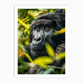 Rwanda Mountain Gorilla Art Print