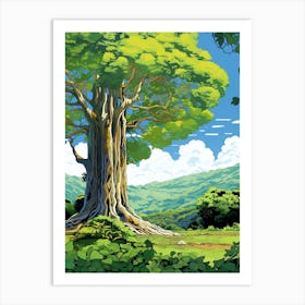 Atherton Tablelands Curtain Fig Tree Australia  Art Print