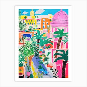 Rome, Italy Colourful View 6 Art Print