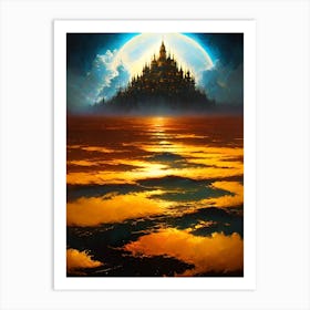 Castle Of The Moon Art Print