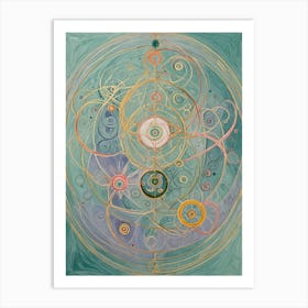 Scribbles Of Life Art Print