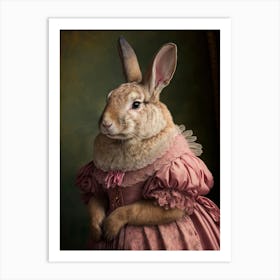 Mrs Bunny`s Daughter Art Print