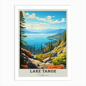 Lake Tahoe Travel Art Print