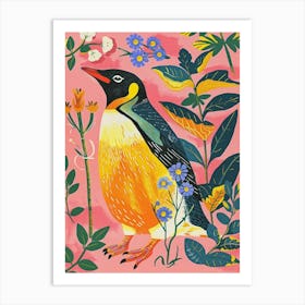 Spring Birds Penguin 5 Art Print