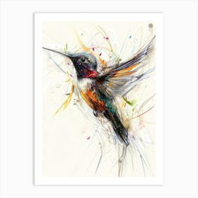 Hummingbird Canvas Print 1 Art Print