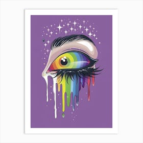 Rainbow Eye 3 Art Print