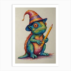 Chameleon 5 Art Print