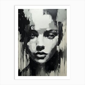 Woman'S Face 5 Art Print