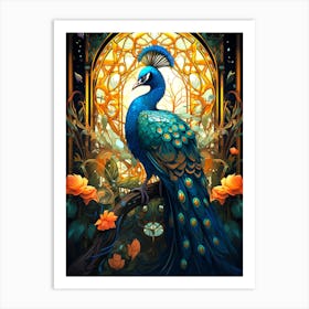 Peacock Art Print