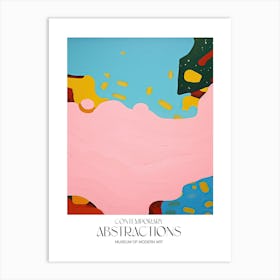Pop Colour Abstract Painting 2 Exhibition Poster Art Print