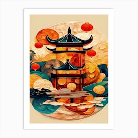 Chinese Paper Art Art Print