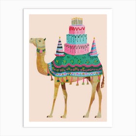 Birthday Camel 1 Art Print