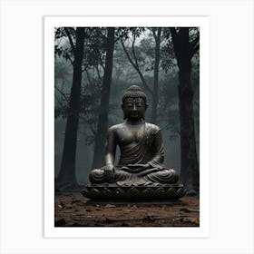 Buddha statue 5 Art Print