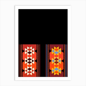 Aztec Pattern Art Print