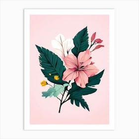 Hibiscus Flower 10 Art Print