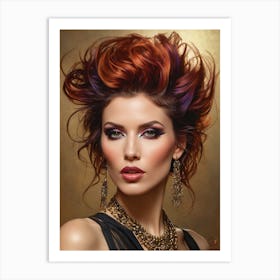 Portrait Of A Woman 8 Art Print