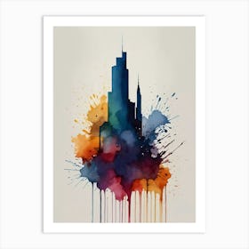 Cityscape Canvas Print Art Print