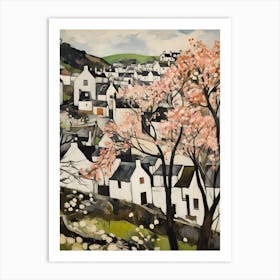 Lynton And Lynmouth (Devon) Painting 4 Art Print