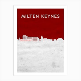 Milten Keynes England Art Print