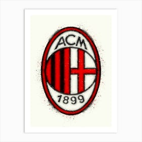 Ac Milan football club Art Print