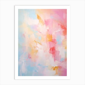 Pastel Abstract Painting Art Print