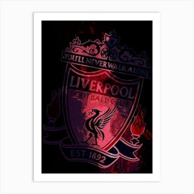 Logo Liverpool 1 Art Print