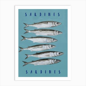 Sardines Typography Art Print