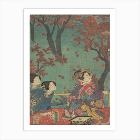 Print 7 By Utagawa Kunisada Art Print