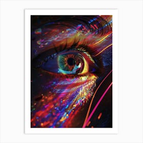 Eye Of A Woman 3 Art Print