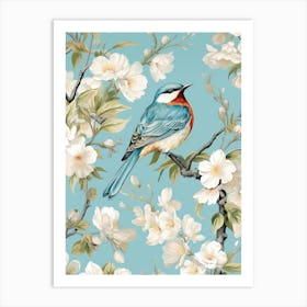 Bird On A Branch 4 Art Print