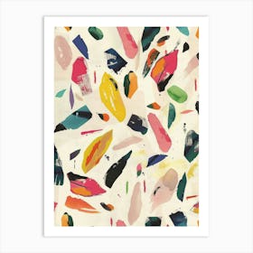 Abstract Splatters Art Print