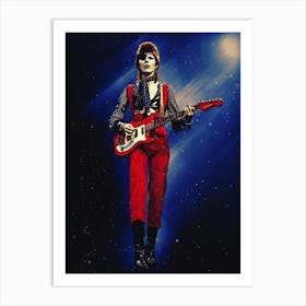 Superstars Of David Bowie Style Art Print