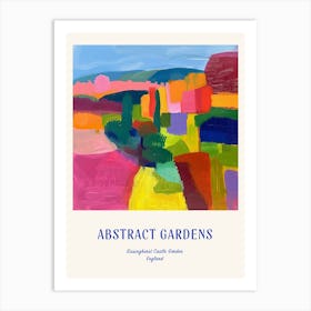 Colourful Gardens Sissinghurst Castle Garden England 1 Blue Poster Art Print