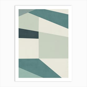 Composition Of Geometric Shapes 45 Art Print