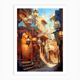 Grand Bazaar Kapal Pixel Art 9 Art Print