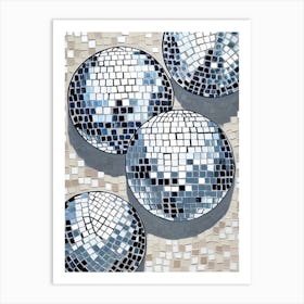 Disco Balls 3 Art Print